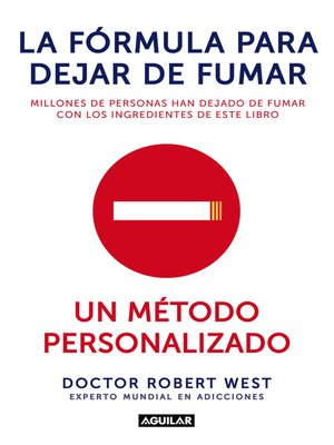 cover image of La fórmula para dejar de fumar